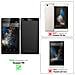 Custodia Compatibile Con Huawei P8 In Nero Marrone - Coperchio Protettiva Con Chiusura Magnetica, Funzione Stand E Tasca Per Le Carte - Foto miniatura 9