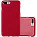 Custodia Compatibile Con Apple Iphone 8 Plus / Iphone 7 Plus / Iphone 7s Plus In Jelly Rosso - Coperchio Protettivo In Silicone Tpu Flessibile - Foto miniatura 1