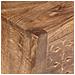 Comodino 40x30x50 Cm In Legno Massello Di Mango - Foto miniatura 7
