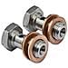 Dado Raccordo M10 X 100 Millimetri - L 20 Millimetri In Acciaio Inox Dado Raccordo Freno Fitting 2pcs - Foto miniatura 1