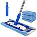 Sig. Siga Professionale Microfibra Mop Maniglia In Acciaio Inox - Pad Size 42cm X23cm 2 Gratuiti Panno In Microfibra Ricariche E 1 Rimozione Dello Sporco Scrubber Incluso - Foto miniatura 1