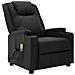 Poltrona Massaggiante Nera in Similpelle - Foto miniatura 1