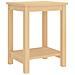 Comodino Legno Chiaro 35x30x47 Cm In Legno Massello Di Pino - Foto miniatura 1