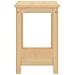 Comodino Legno Chiaro 35x30x47 Cm In Legno Massello Di Pino - Foto miniatura 2