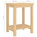 Comodino Legno Chiaro 35x30x47 Cm In Legno Massello Di Pino - Foto miniatura 5