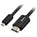 1m, HDMI / Micro HDMI, HDMI, Micro-HDMI, Maschio, Maschio, Dritto, Dritto - Foto miniatura 1