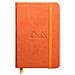NOTEBOOK RIMBORDATO RIGIDO 9X14 MM 192 PAGINE CARTA AVORIO 90 GR SENZA QUADRETTATURA- CON ELASTICO - Foto miniatura 1