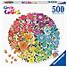 : Puzzle 500 Pz Round - Fiori - Foto miniatura 1