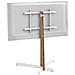 Supporto da pavimento TVS 3695 per TV da 40 a 77" Colore Rovere e Acciaio Bianco - Foto miniatura 3