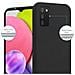 Custodia Compatibile Con Samsung Galaxy A03s In Candy Nero - Coperchio Protettivo In Silicone Tpu Flessibile - Foto miniatura 5