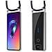 Catena Di Telefoni Cellulari Compatibile Con Asus Zenfone 6 In Blu Notte - Coperchio Protettivo In Silicone Con Anelli D'argento, Cinturino In Corda E Custodia Staccabile - Foto miniatura 7