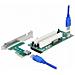 Scheda Riser Pci Express X1 A 2 Slot Pci A 32 Bit Con Cavo Da 60 Cm - Foto miniatura 1