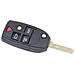 Guscio Chiave Auto Per Volvo 5 Pulsanti Nero - Foto miniatura 5
