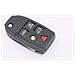 Guscio Chiave Auto Per Volvo 5 Pulsanti Nero - Foto miniatura 7