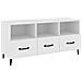 Mobile Porta Tv Bianco 102x35x50 Cm In Legno Multistrato - Foto miniatura 2