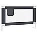 Sponda Letto Sicurezza Bambini Grigio Scuro 120x25 cm Tessuto - Foto miniatura 2