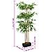Albero Bambù Artificiale 1216 Foglie 180 Cm Verde - Foto miniatura 8