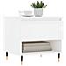 Tavolini Salotto 2pz Bianco Lucido 50x46x50cm Legno Multistrato - Foto miniatura 3