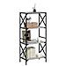Libreria 4 Ripiani Grigio Sonoma 59x35x132cm Legno Multistrato - Foto miniatura 3