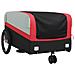 Rimorchio Da Bici Nero E Rosso 45 Kg In Ferro - Foto miniatura 9