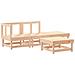 Set Salotto da Giardino 4 pz in Legno Massello di Pino - Foto miniatura 2