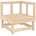 Set Salotto da Giardino 4 pz in Legno Massello di Pino - Foto miniatura 3