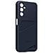 Cover Originale Galaxy A25 Silicone Con Porta-carte, Blu Scuro - Foto miniatura 4