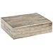 Scatola-portagioie Dkd Home Decor 20,5 X 13 X 5,5 Cm Crema Osso Resina - Foto miniatura 1