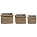 Set Di 3 Vasi Per Piante Rivuline Vimini 23/27/30 Cm Naturale - Foto miniatura 6