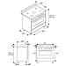 Cucina 5 Fuochi a Gas cm 90 AMN965EBV / 24 Forno Elettrico Classe A Colore Bianco - Foto miniatura 5