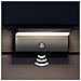 Applique Led Luce Naturale 10w Lampada Con Sensore Rileva Movimento Ir Nero Ip54 - Foto miniatura 4