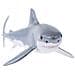 Statuetta Squalo Collezione Wildlife Con Denti Affilati, Blu - Foto miniatura 3