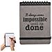 Notebook Quotes 80 Pages Gray - Foto miniatura 1