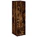 Mobile Da Bagno Con Portarotolo Rovere Fumo 20,5x22x72 Cm - Foto miniatura 2