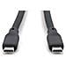 Cavo USB in silicone, USB 40Gbps, 1m, nero - Foto miniatura 3