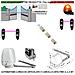 Automatismo Cancello Kit Motore A Braccio Articolato 220/24 V Anta Battente Da 0,5 A 2,5 Mt Centrale 3 Radiocomandi Fa - Foto miniatura 1