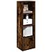 Libreria Rovere Fumo 31x24x102 Cm In Legno Multistrato - Foto miniatura 1