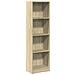 Libreria Rovere Sonoma 40x24x143 Cm In Legno Multistrato - Foto miniatura 2