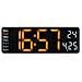 Digitale Wanduhr Santa Cruz, Thermometer, Groes Display, Fernbedien., Ws (00222224) - Foto miniatura 1