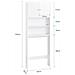 Sobuy Armadio Per Lavatrice Bianco 65x20x182cm Bzr165-w - Foto miniatura 2