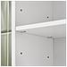 Sobuy Armadio Per Lavatrice Bianco 65x20x182cm Bzr165-w - Foto miniatura 6