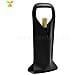 Elegante Borsa Da Vino Portatile In Pelle Pu Per Viaggi Black - Foto miniatura 1
