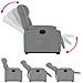 Poltrona Reclinante Alzapersona Elettrica Grigio Chiaro Tessuto - Foto miniatura 7