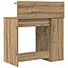 Scrivania con Archiviazione Rovere Artigianale 90x48x101.5 cm Legno Ingegnerizzato - Foto miniatura 6