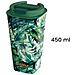 Bicchiere Termico 450ml Doppia Parete Antifuoriuscita Ermetico Senza Bpa, Verde Foresta - Foto miniatura 5