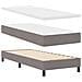 Letto box spring con materasso Talpa 80 x 200 cm Tessuto - Foto miniatura 1