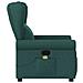 Poltrona Massaggiante Reclinabile Verde Scuro in Tessuto - Foto miniatura 4