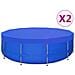 Coperture Per Piscina 2 Pz In Pe Rotonde 460 Cm 90 G /m² - Foto miniatura 2