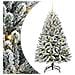 Albero di Natale artificiale con 150 LED Verde e Bianco 150 cm - Foto miniatura 1