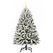 Albero di Natale artificiale con 150 LED Verde e Bianco 150 cm - Foto miniatura 3
